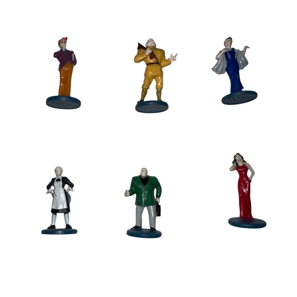 Vintage 2002 Clue Collectible Suspect Tokens Replacement Parts Parker Brothers